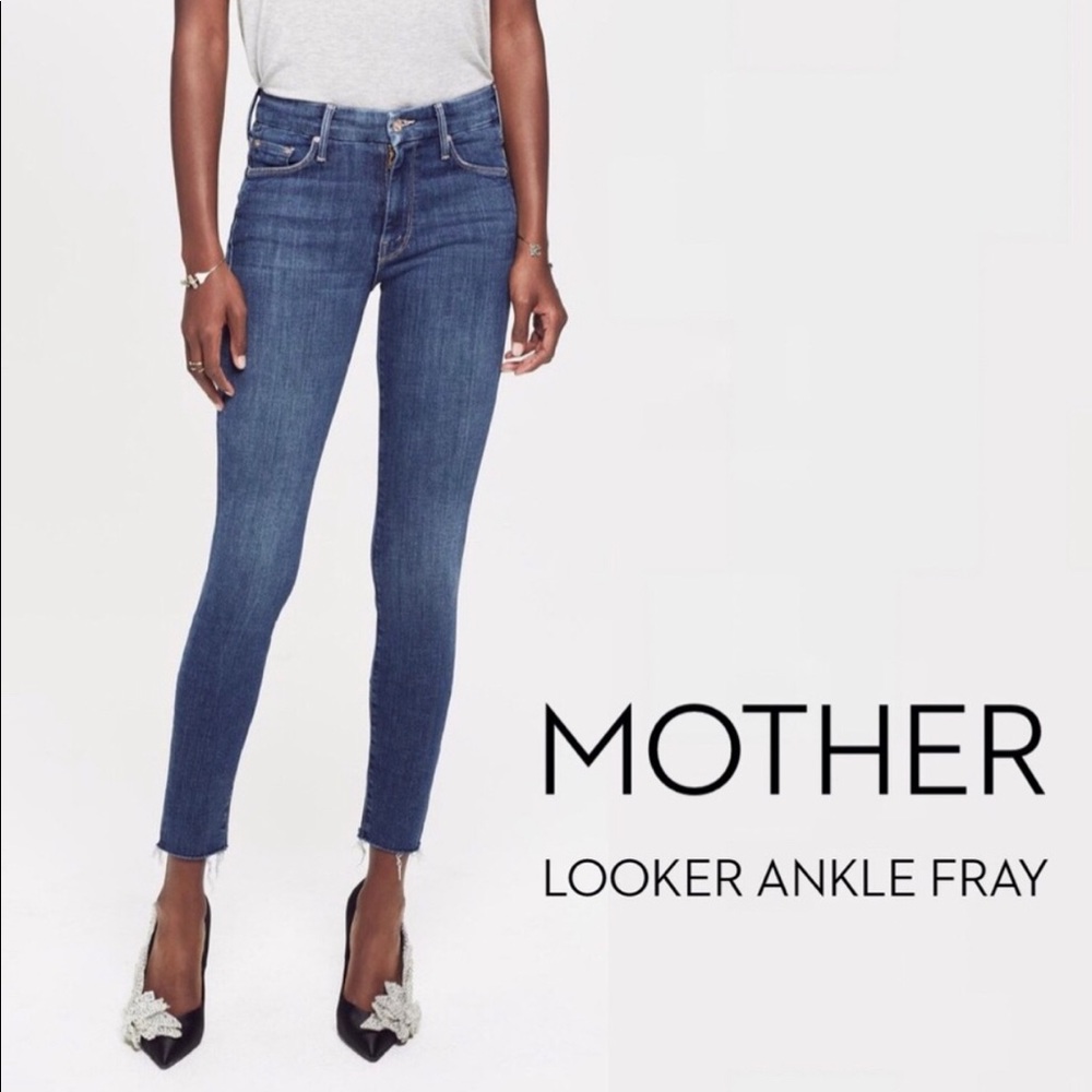 Mother The Looker Ankle Fray size 27